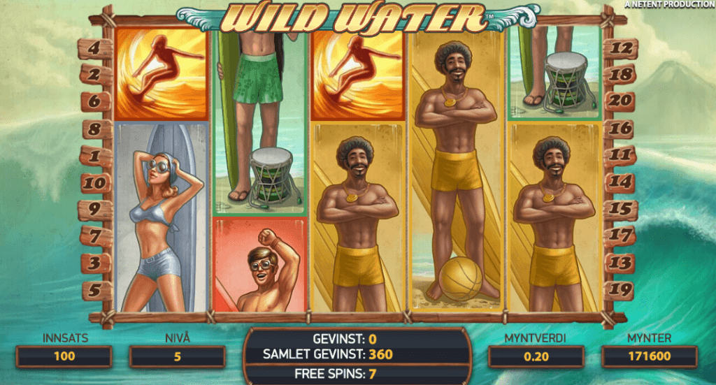 Wild Water free spins