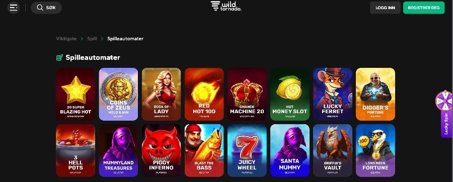 WildTornado - Spilleautomater