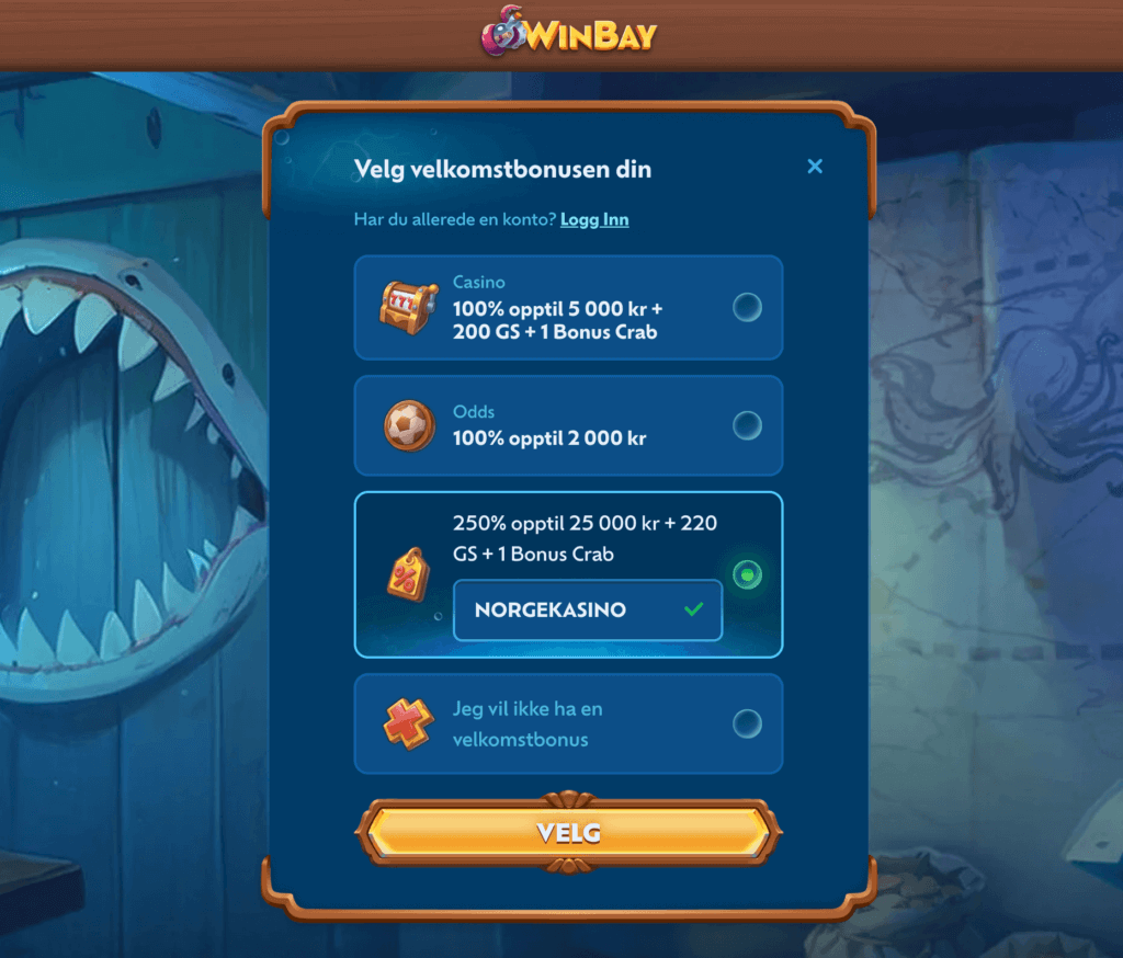 Winbay Eksklusivt tilbud