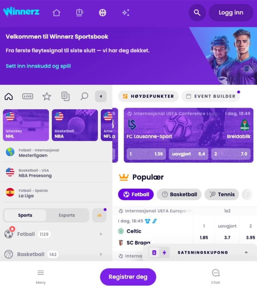 Mobilcasinoet til WInnerz