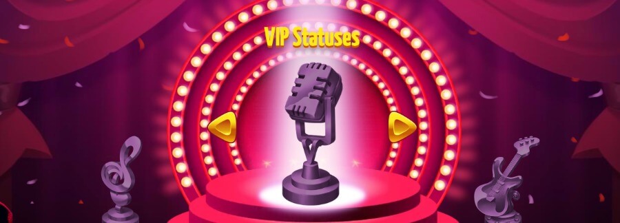 Winota har et VIP-program med fem nivåer