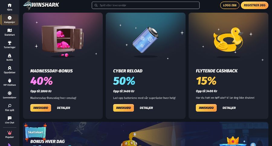 Winshark Kampanjer
