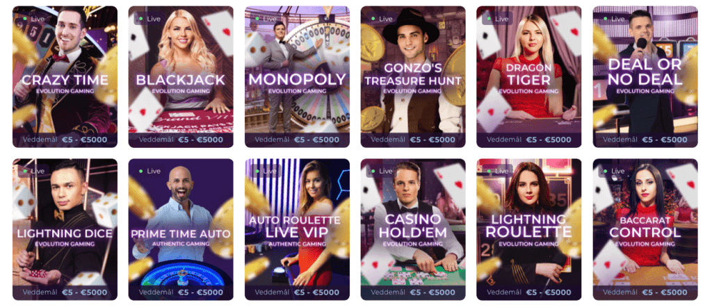 Wisho - Live Casino