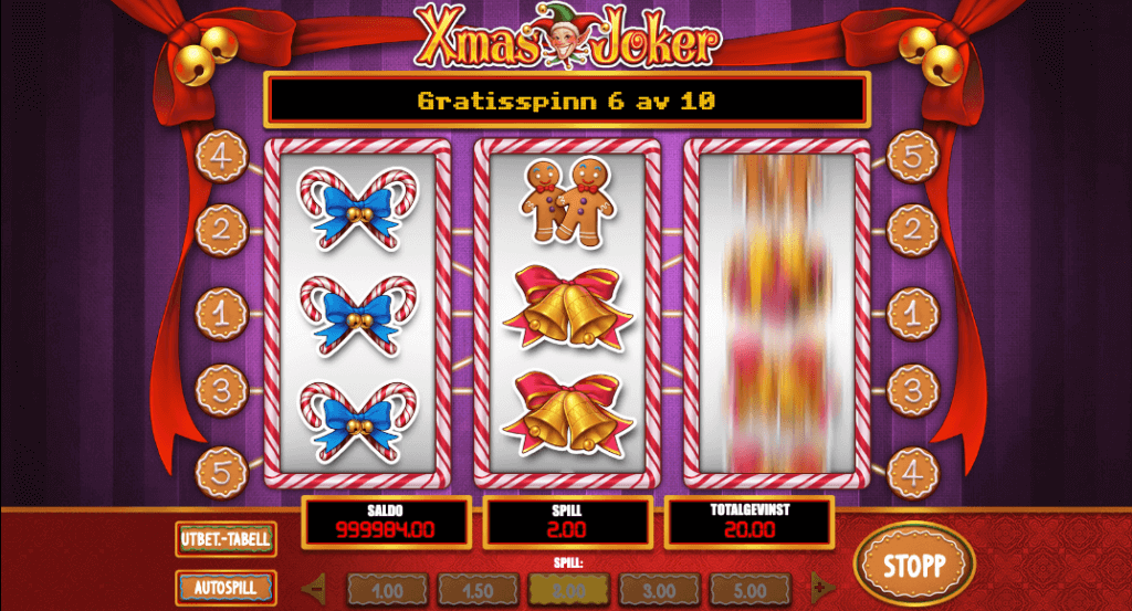 Xmas Joker free spins