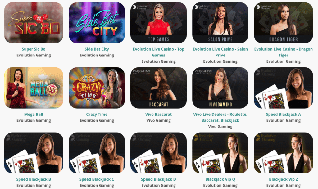 Live Casino hos YaaCasino YaaCasino - Live Casino