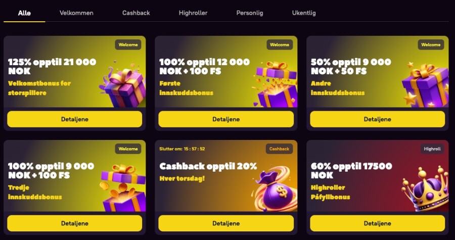 Zoome har en kampanjeside med diverse tilbud
