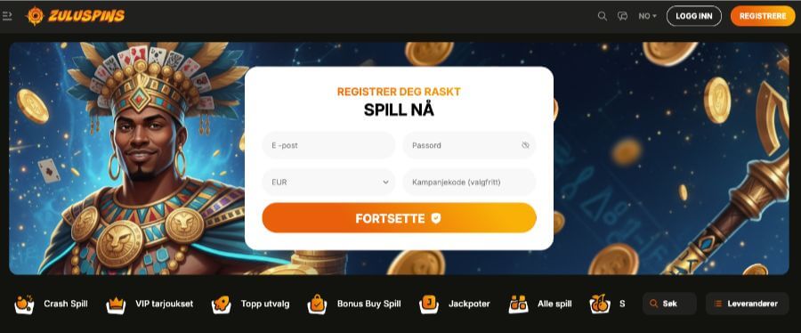 Forsiden til Zuluspins