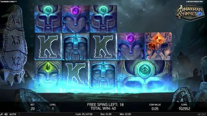 Asgardian Stones free spins