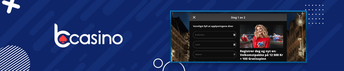 bCasino registrering