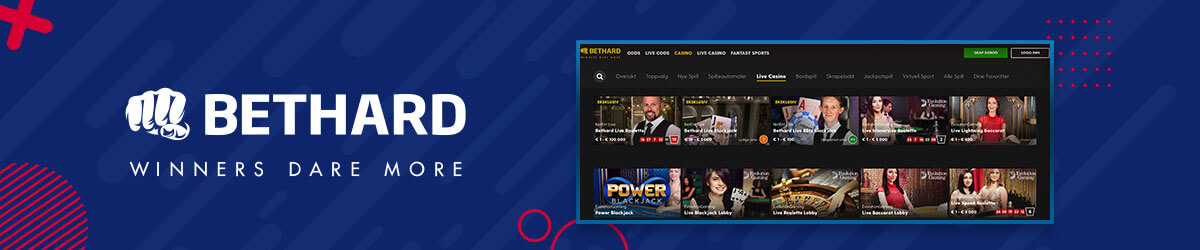 Live Casino hos nettcasinoet Bethard Bethard - Live Casino