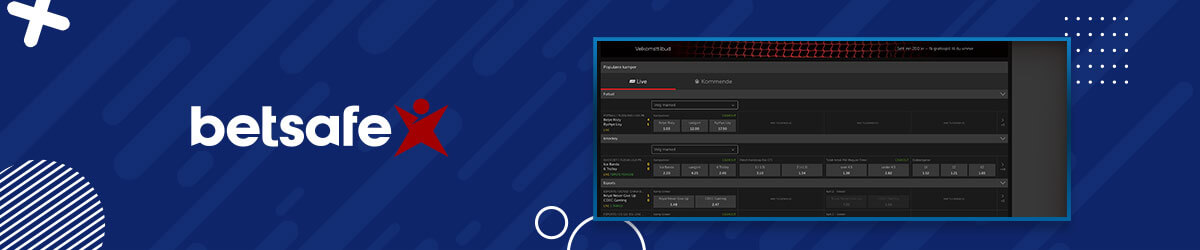 Oddsside hos Betsafe Betsafe oddsside
