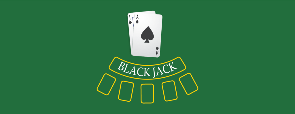 Blackjack bilde av bordet