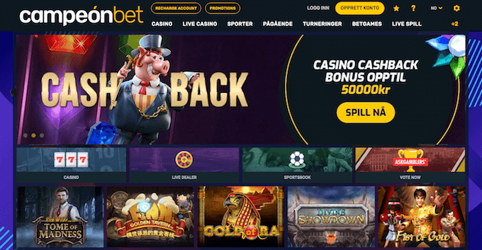 Campeonbet casinoforside