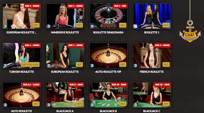 CasinoCruise live casino