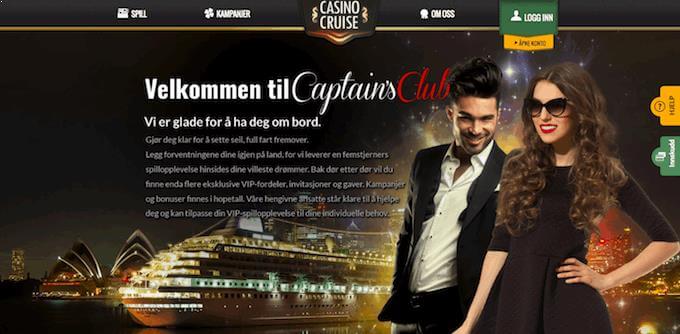 Bli en CasinoCruise VIP og få ekstra belønninger