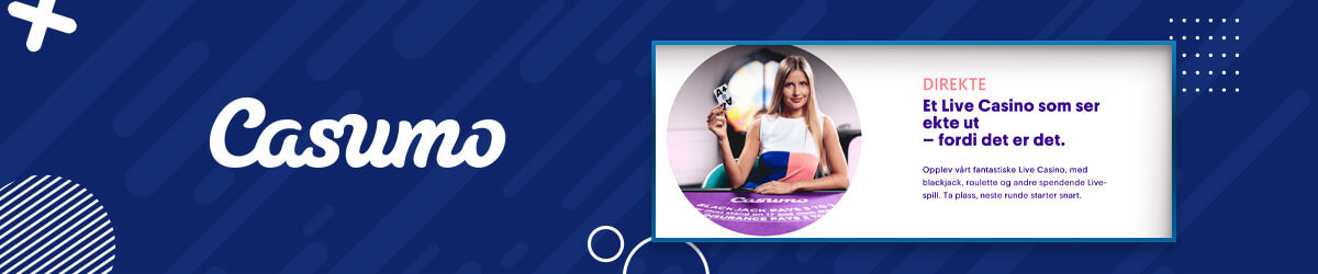 Live Casino hos nettcasinoet Casumo Casumo Live Casino