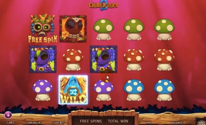 Free spins på spilleautomaten Chibeasties 2