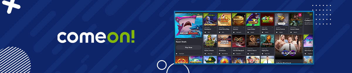 Spilleautomater hos nettcasinoet ComeOn ComeOn spilleautomater