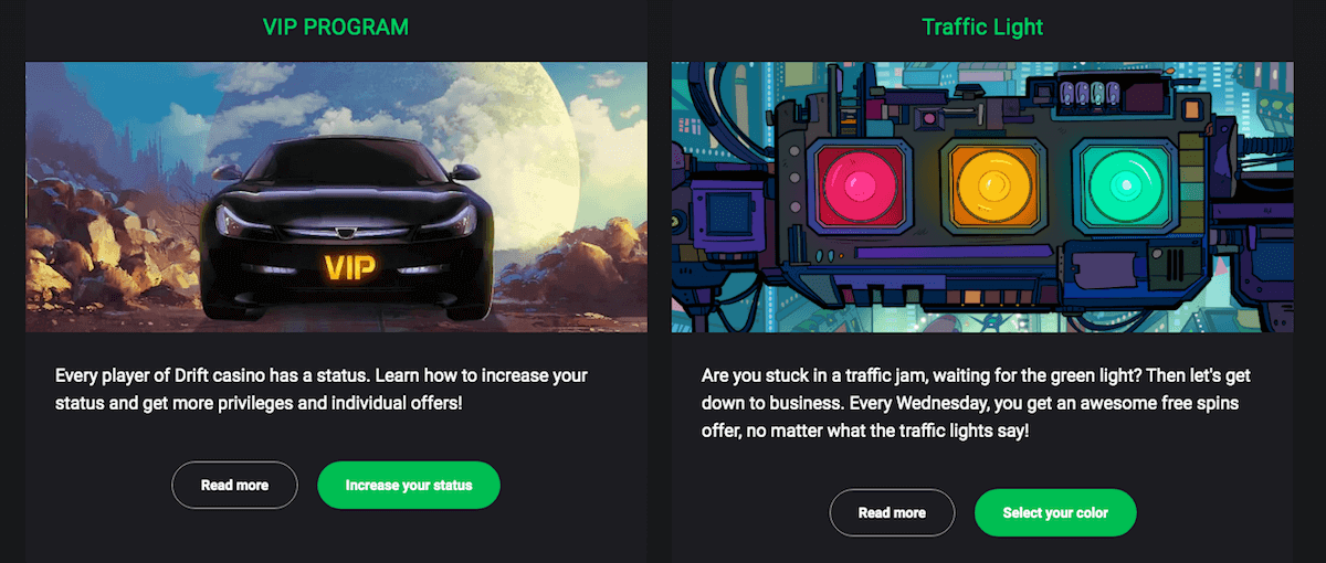 VIP-program hos Drift Casino Drift Casino VIP