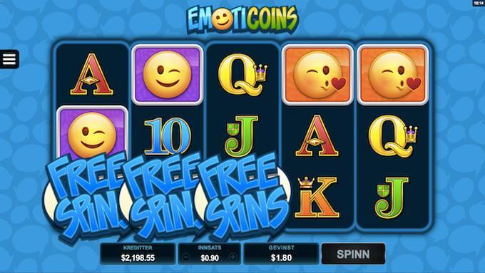 Emoticoins free spins