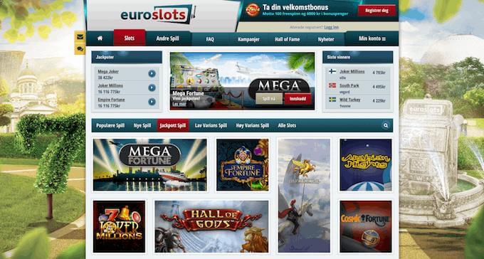 EuroSlots jackpotspill EuroSlots jackpotspill