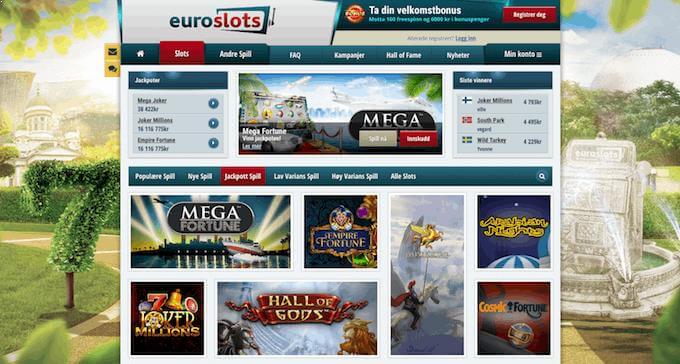 EuroSlots jackpotspill