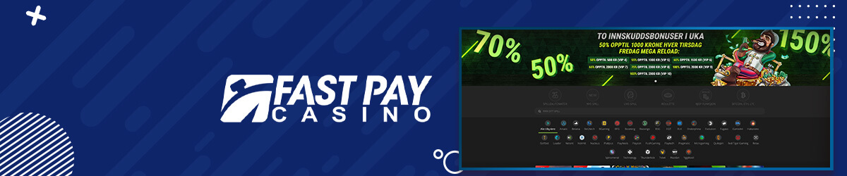 Fastpay Casino forside