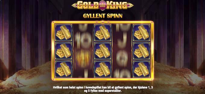 Gold King gyllent spinn