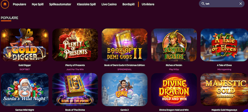 HappySpins har flere spennende spilleautomater