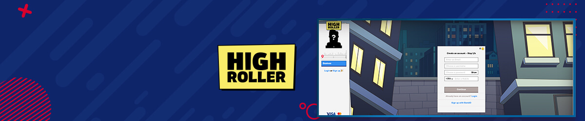 Registrering hos Highroller Casino Highroller Casino registrering