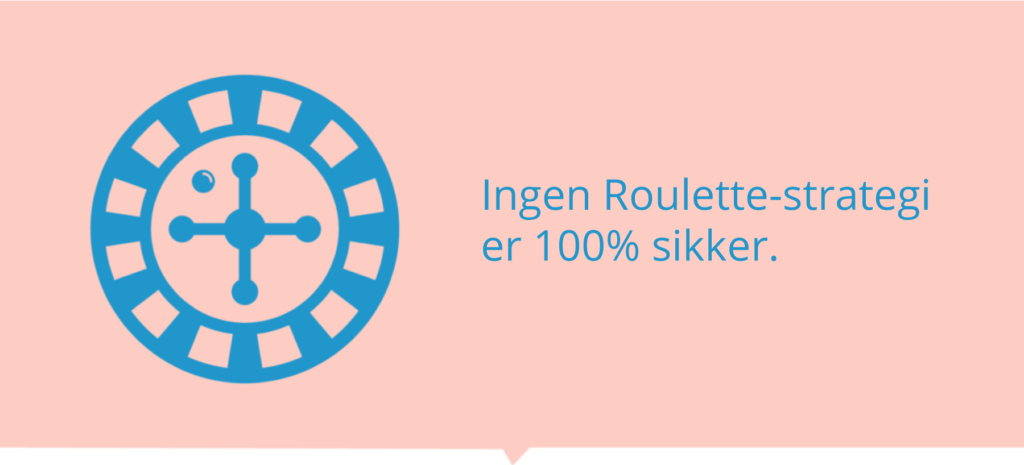 Ingen Roulette strategi er helt sikker