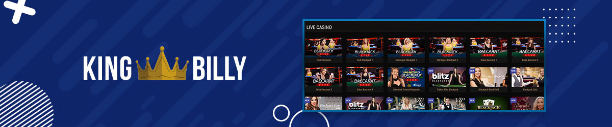 Live casino hos King Billy Casino King Billy Casino med Live Casino