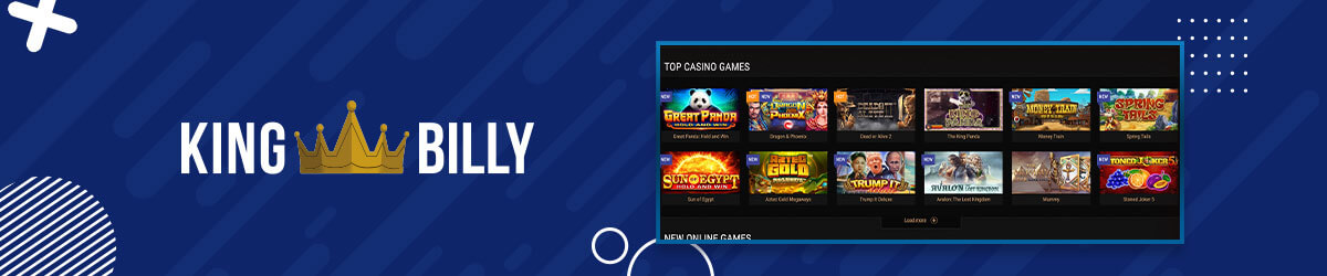 Spilleautomater hos King Billy Casino King Billy Casino spilleautomater