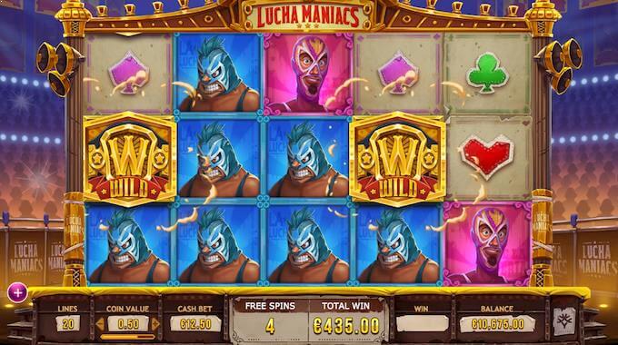 Lucha Maniacs free spins