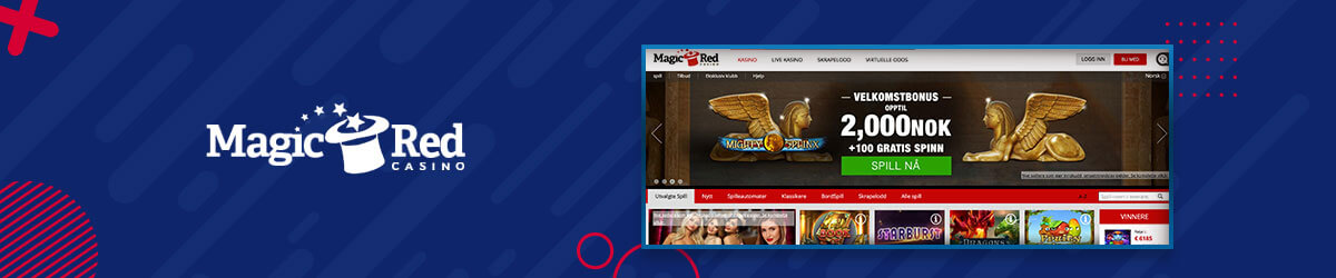 MagicRed Casino forside