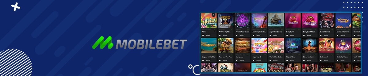 Spilleautomater hos nettcasinoet Mobilebet Mobilebet spilleautomater