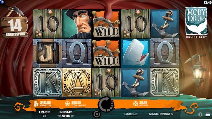 Moby Dick free spins