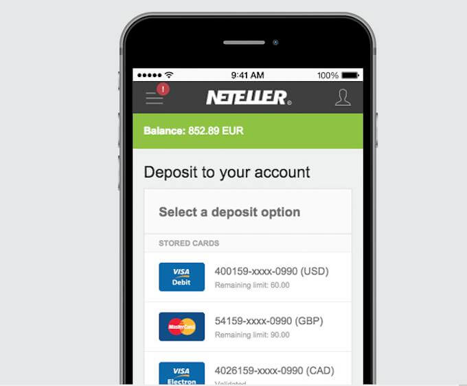 Neteller mobil