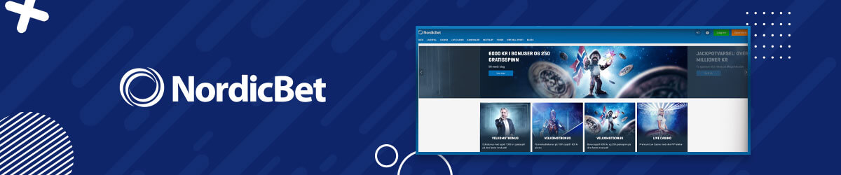 Nordicbet forside Nordicbet forside