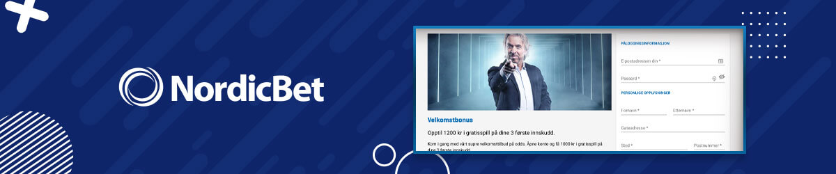 Registrering av spillekonto hos Nordicbet Nordicbet registrering