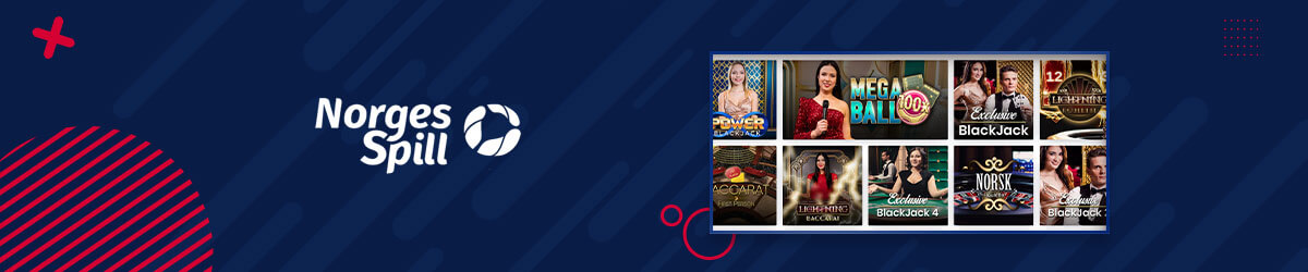 Live Casino hos nettcasinoet NorgesSpill NorgesSpill - Live Casino