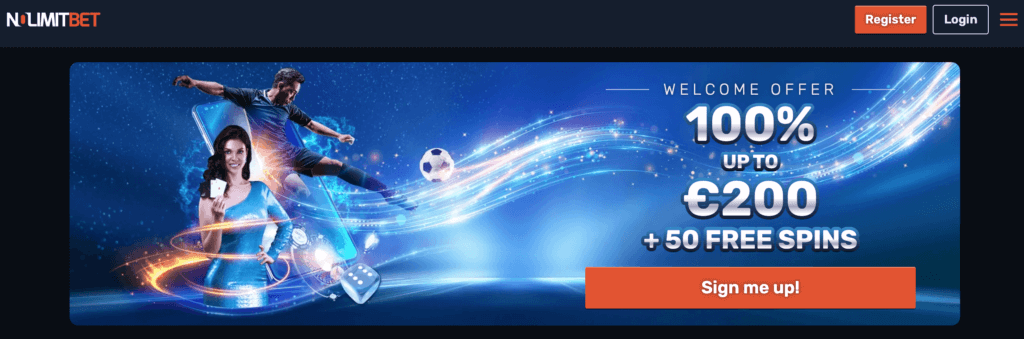 No Limit Bet har en spennende velkomstbonus til alle nye spillere