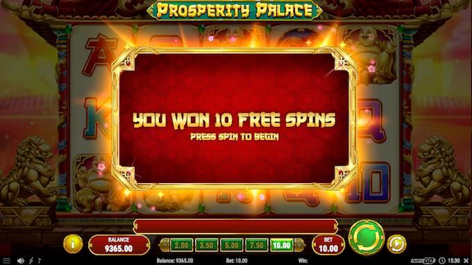 Prosperity Palace free spins