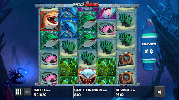 Razor Shark free spins