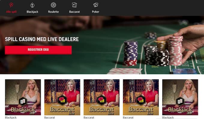 Redbet live casino