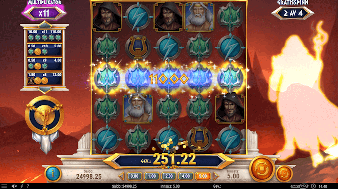 Rise of Olympus free spins