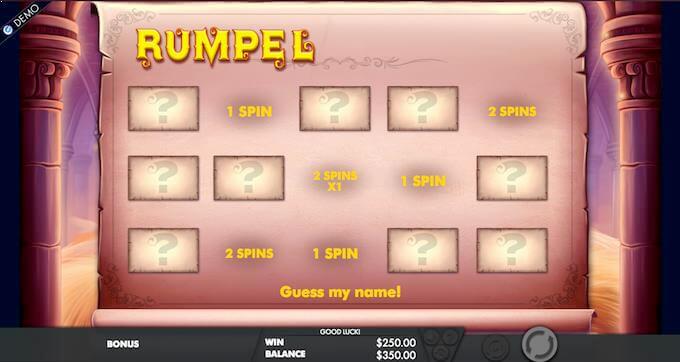 Rumpel Thrill Spins bonusspill med free spins