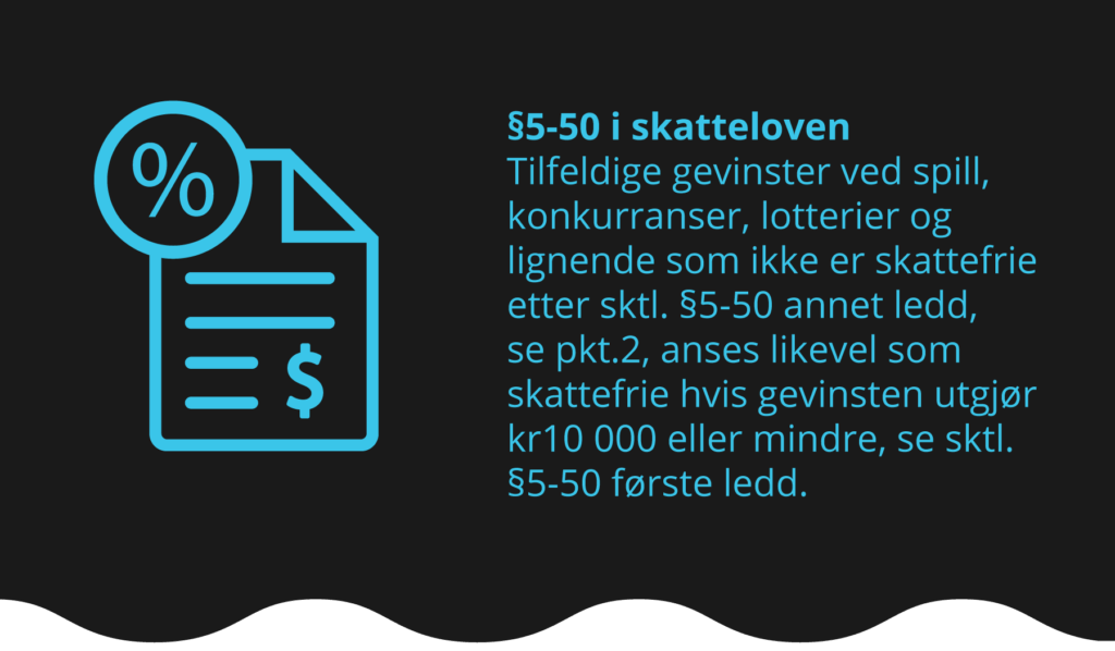 Skatteloven om skatt på casinogevinster