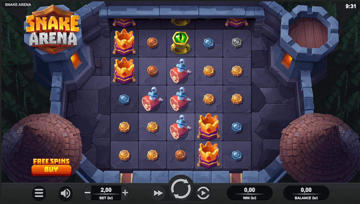 Snake Arena - Relax Gaming Spilleautomaten Snake Arena av spillutvikleren Relax Gaming