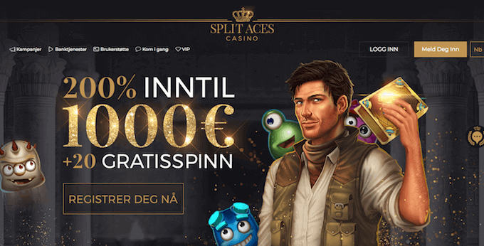 Split Aces Casino forside